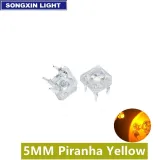 LED 5mm Super Flux Piranha de 4 pines - Amarillo – 2