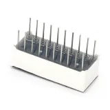 Barra LED de 10 segmentos blanca – 4