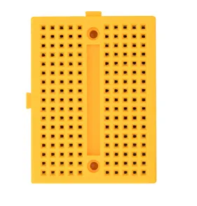 Mini Breadboard 170 agujeros para prototipado Amarillo (connect)