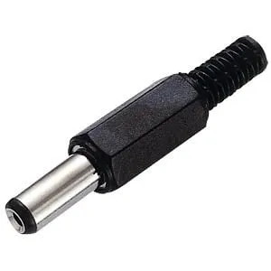 Conector de alimentación DC/enchufe de barril/ Barrel Jack macho 5,5 x 2,1 mm