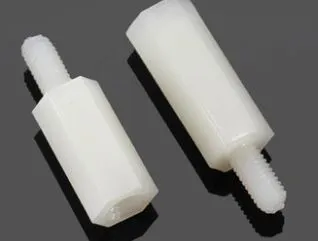 M3 30x6mm Separador hexagonal de nylon / separador / espaciador