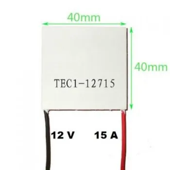 Módulo Peltier 12v 180W 40x40mm TEC1-12715