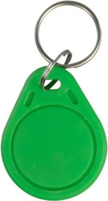 Verde | Llavero etiqueta RFID gota | 13,56Mhz | 1K S50 | Mifare Classic