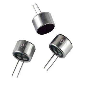 Micrófono (Condensador), Sensibilidad 52D, Perfecto para Uso con Arduino/Raspberry Pi 9 x 7mm, Through Hole