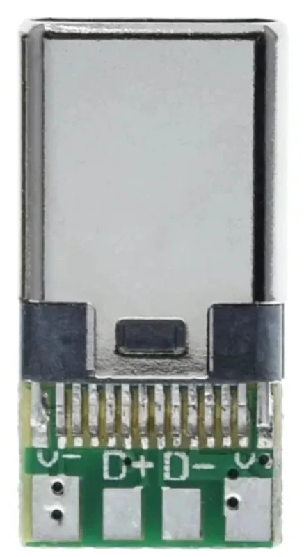 Placa breakout USB-C Male Socket