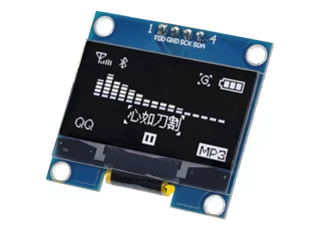 Mini pantalla OLED blanca 1.3 inch 128x64 I2C