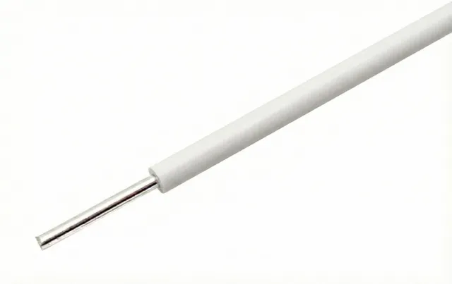 Cable blanco con núcleo sólido 22AWG para breadboards por metro