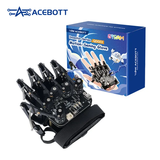 ACEBOTT Motion-Sensing Glove QD023 – Control de robots con gestos de la mano