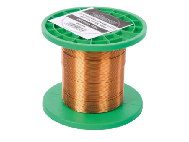 Alambre de bobinado de cobre Ø0.5mm - 43m - 3.7 ohm