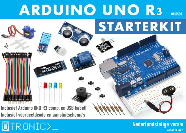 Kit de inicio Arduino UNO R3 en neerlandés con ChatGPT gratis