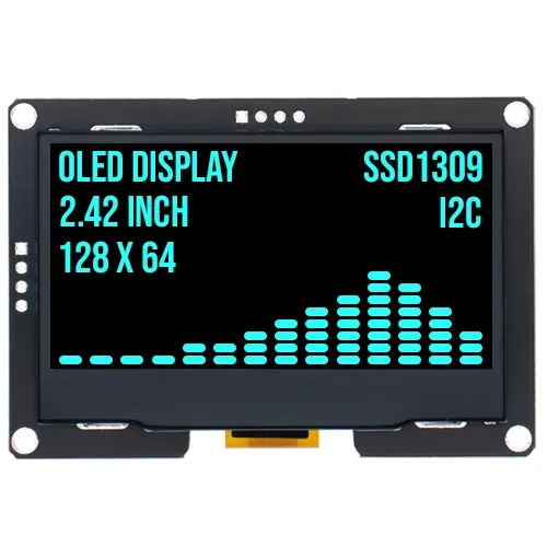 Pantalla OLED de 2.4 inch 128x64 Azul I2C SSD1309 3.3V
