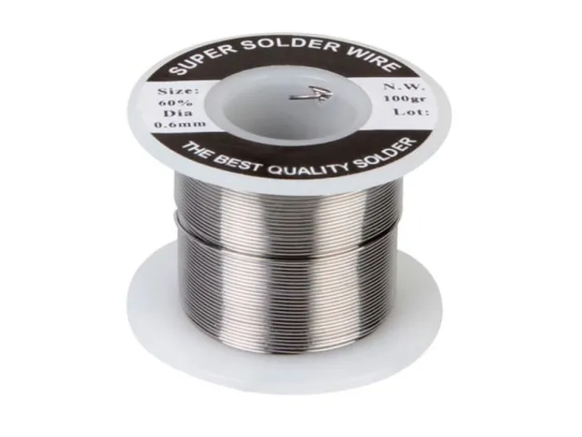 Estaño para soldar 0,6mm 100g Sn60% / Pb 40%