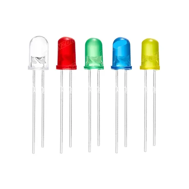 10x diodos LED de 5 colores diferentes