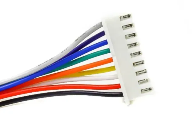 Conector pigtail macho Micro JST XH de 9 pines