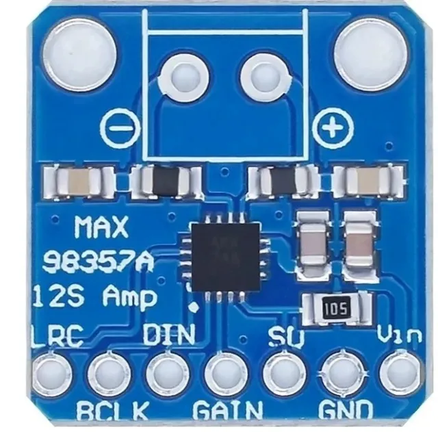 I2S DAC con amplificador de 3W - MAX98357A