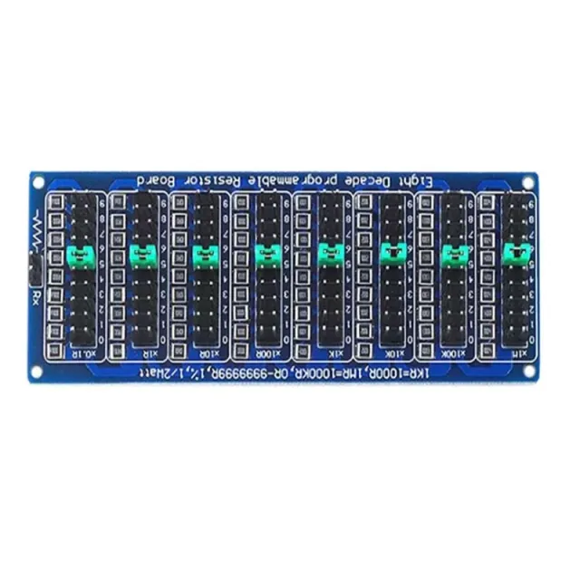 Placa de resistencias programables de 8 segmentos y 10 posiciones