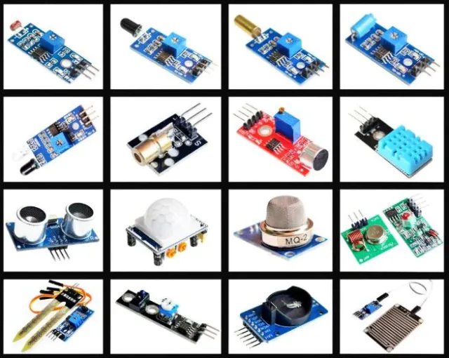 16 sensores en 1 set para Arduino