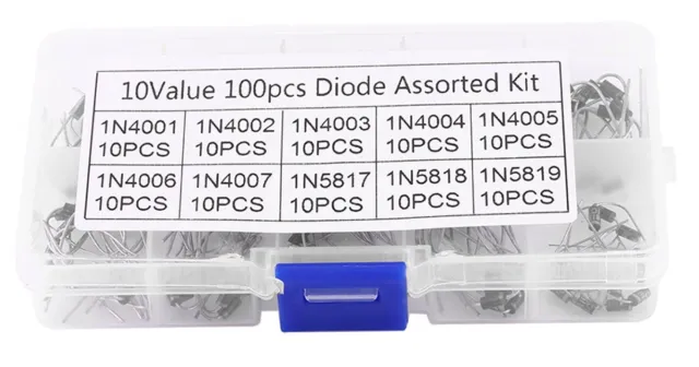 100 diodos set 10 tipos Rectifier / Schottky