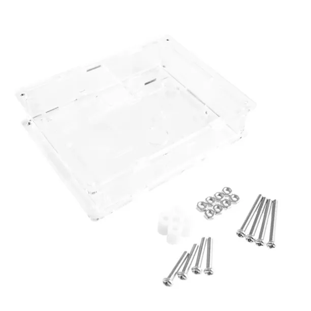 Carcasa acrílica para probador de transistores LCR-T4 ESR - Transparente