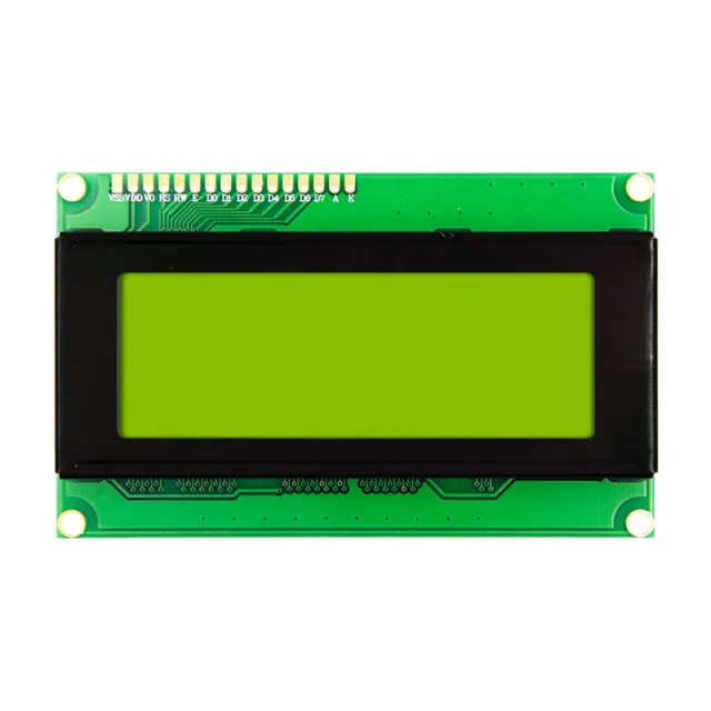 2004 LCD 5V retroiluminación verde/amarilla 20x4