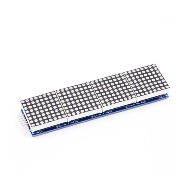 Matriz LED 32x8 con módulo MAX7219