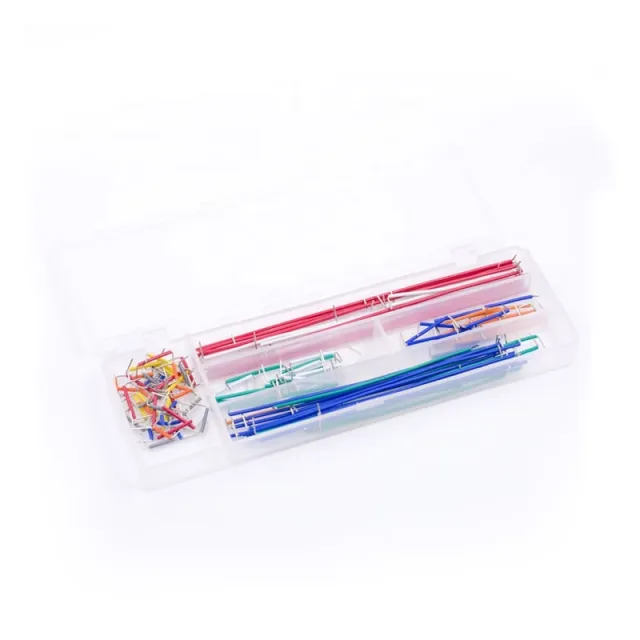 140 Jumper Wire U Shape Shield Breadboard con caja de almacenamiento