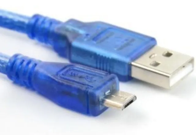 Cable USB-A a Micro-USB 1 metro (Para ESP8266, ESP32 y Wemos)