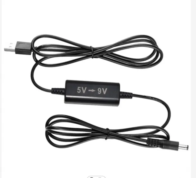 Cable USB Step Up de 5V a 9V