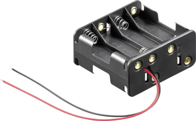 Portapilas para 8x AA (Back-To-Back 12V)