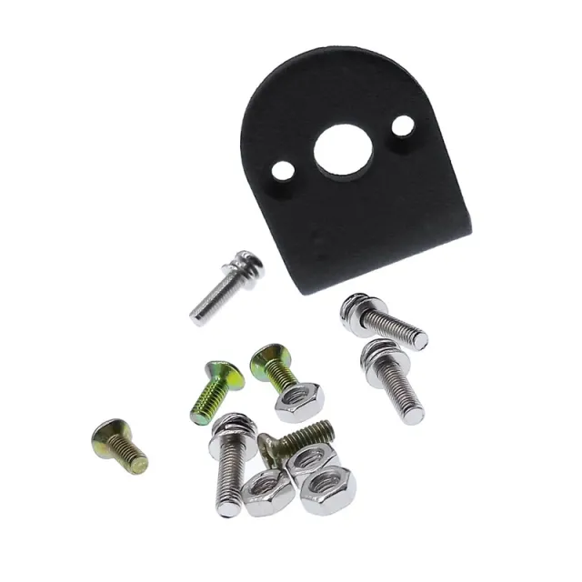 Soporte para motorreductor de aluminio de 25mm con 6 tornillos