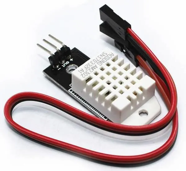 Sensor de temperatura y humedad 2 en 1 | módulo DHT22 para breadboard