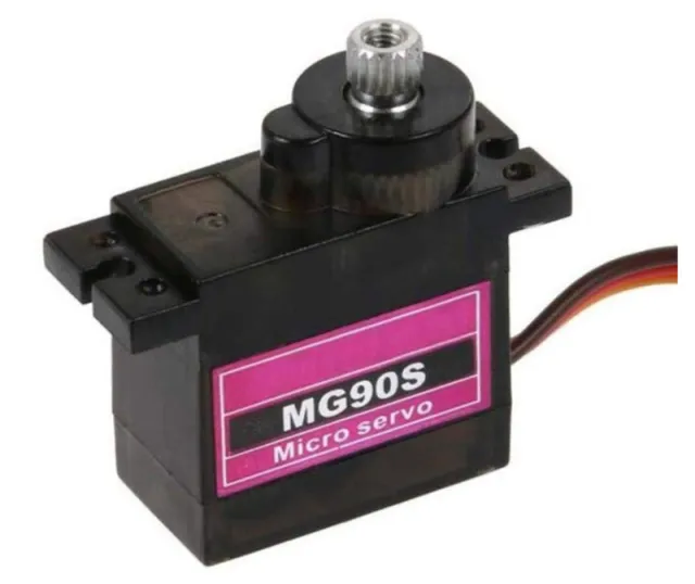 Servo MG90S Micro engranajes metálicos 360 grados