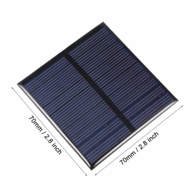 Mini panel solar 70x70mm epoxy