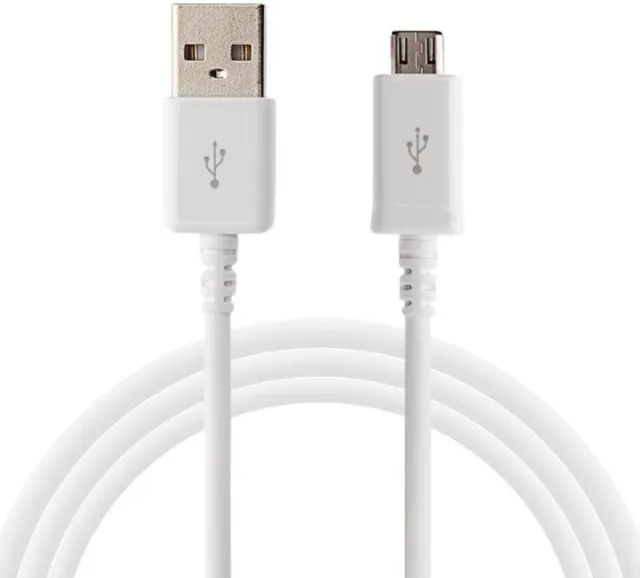 Cable USB-A a Micro-USB 1 metro Blanco