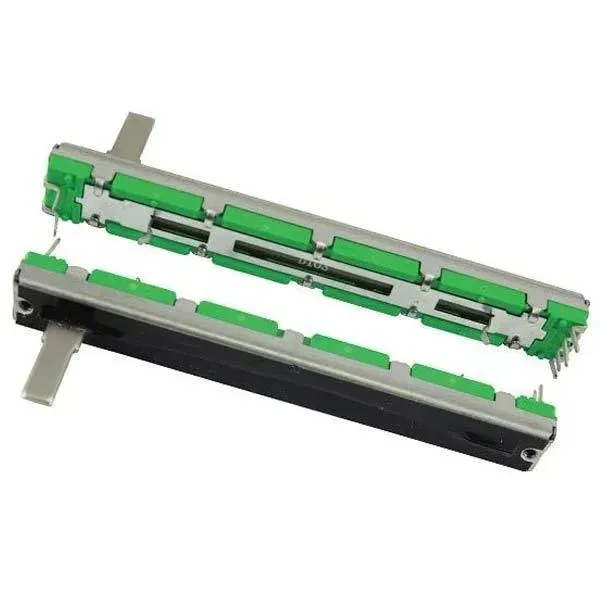 Potenciómetro deslizante fader lineal de 2 canales 75mm 10k