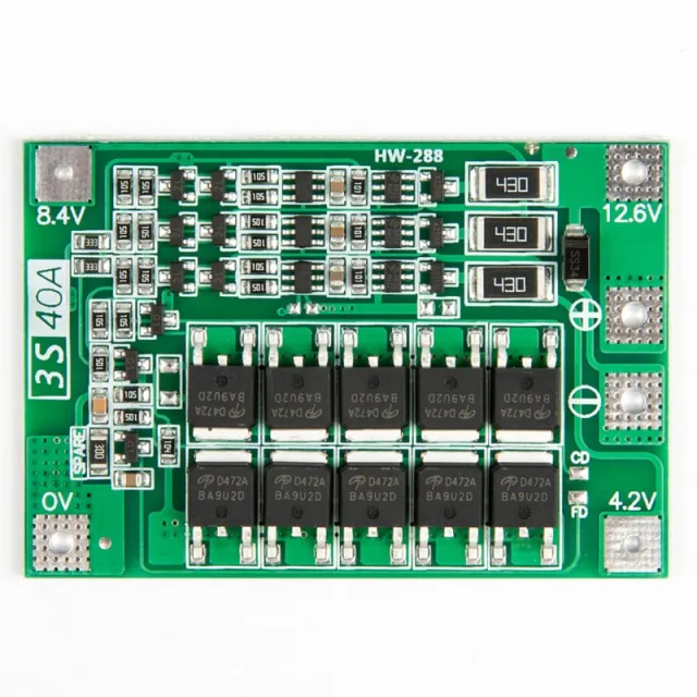 Circuito de protección BMS 3S con función de balanceo