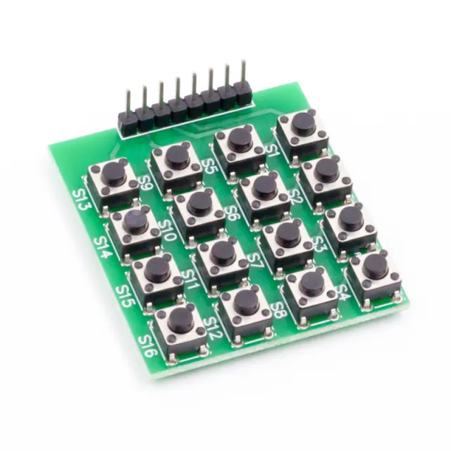 Módulo de teclado matricial 4x4
