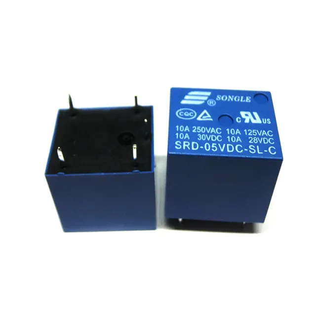 SRD-05VDC-SL-C Relé 5pins  10A 5V