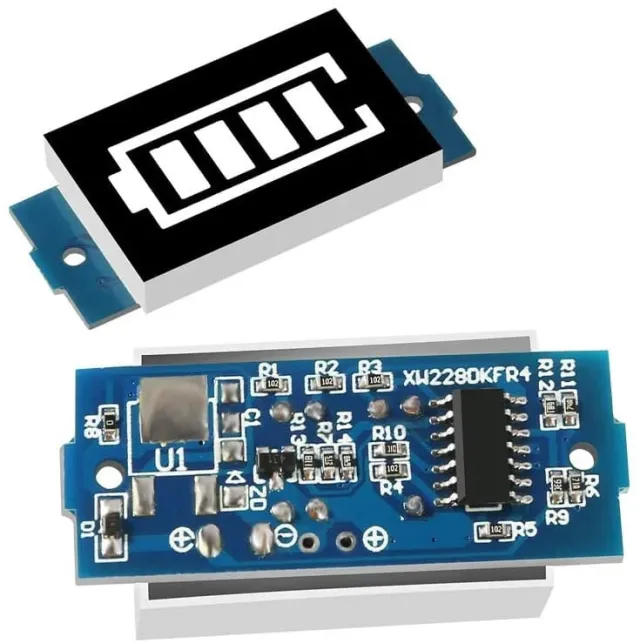 Módulo Li-Ion de prueba de capacidad de batería 1S 18650