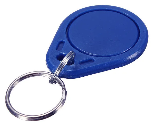 Azul | Llavero etiqueta RFID | 13,56 MHz | 1K S50 | Mifare Classic