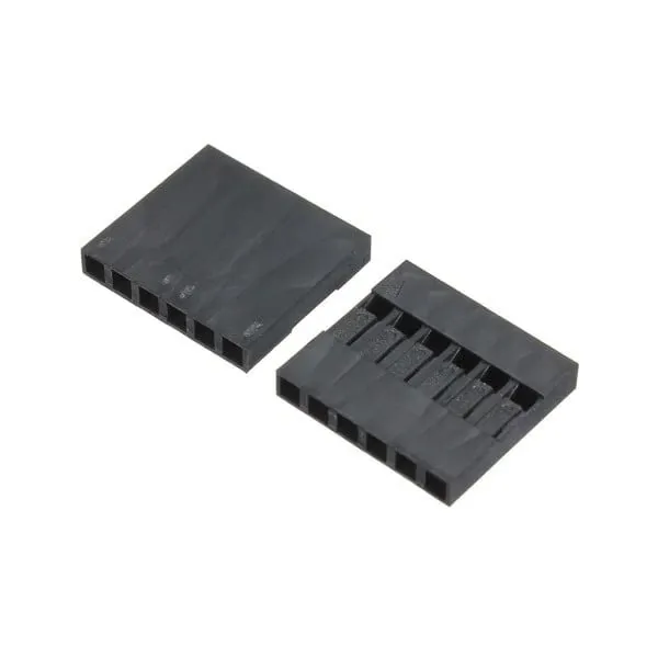 Conector de carcasa de plástico Dupont 6P Pin 2.54mm
