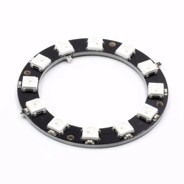 LEDs RGB de 12 bits WS2812b en círculo redondo (Neopixel)