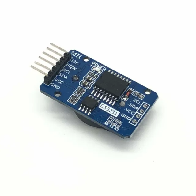 Módulo de reloj en tiempo real DS3231 I2C (RTC de alta precisión)