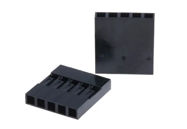 Conector de pines con carcasa plástica Dupont de 5P 2.54mm