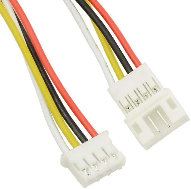 Juego de conectores pigtail Micro JST PH de 4 pines macho hembra