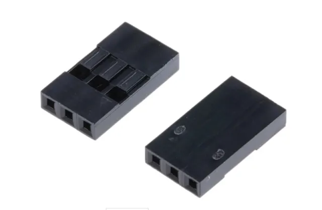 Conector de carcasa de plástico Dupont 3P 2.54mm