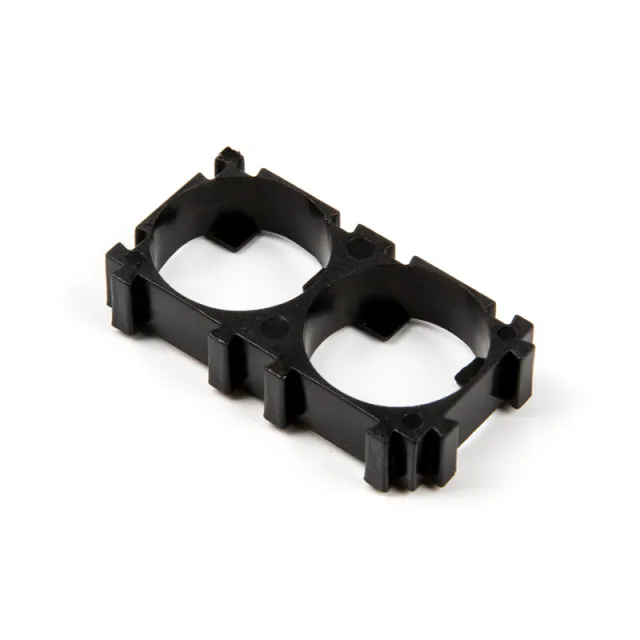 Portapilas para 2x 18650 con terminal conmutado