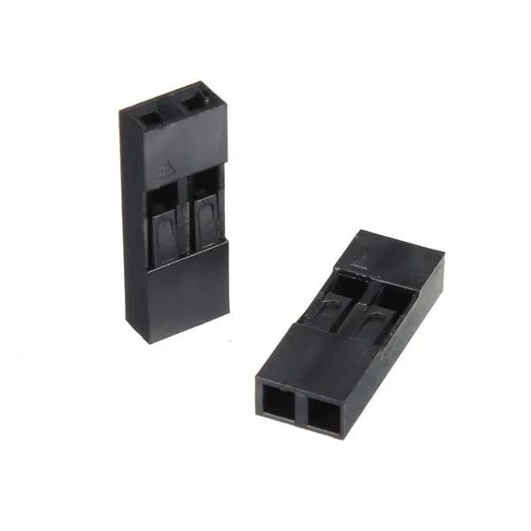 Conector de carcasa de plástico Dupont de 2P 2.54mm