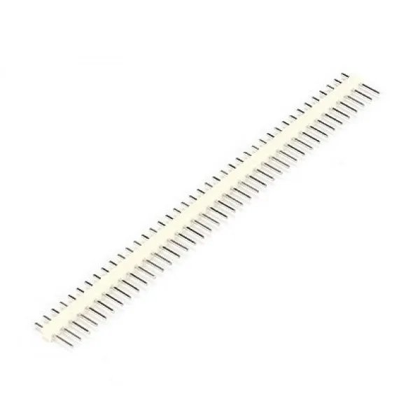 40 Pins header Male 2.54mm Blanco