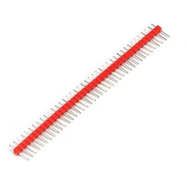 Header macho de 40 pines 2.54mm Rojo